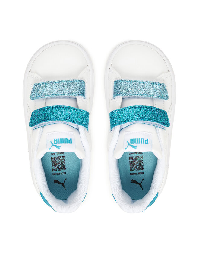 Puma Αθλητικά Puma Smash 3.0 L Glitter Velcro V Inf 395610 08 Λευκό