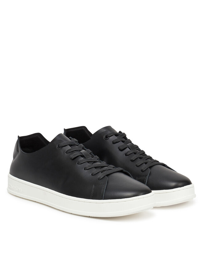 Calvin Klein Sneakersy Calvin Klein Low Top Lace Up Unlined Lth HM0HM01885 Czarny