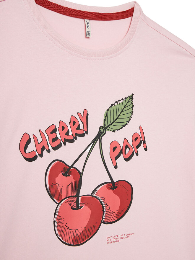 Kids ONLY Kids ONLY T-shirt Charlotte 15354278 Ružičasta Loose Fit