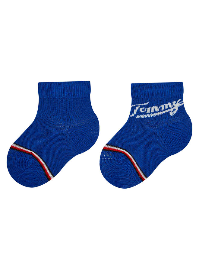 Tommy Hilfiger 3 pár hosszú szárú gyerek zokni Tommy Hilfiger 701224997 Sötétkék