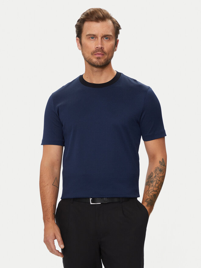 BOSS Boss Футболка H-Tiburt 431 50518539 Cиній Regular Fit