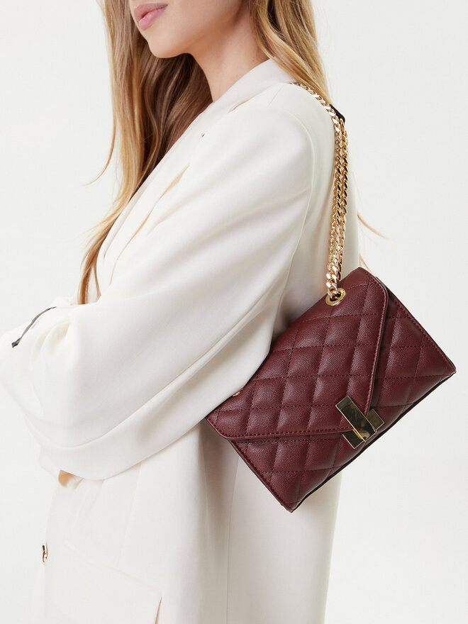 Aldo Handtasche Aldo Chelsy 14076778 Dunkelrot