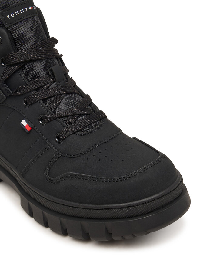 Tommy Hilfiger Schnürschuhe Tommy Hilfiger T3X5-35292-0316 S Schwarz