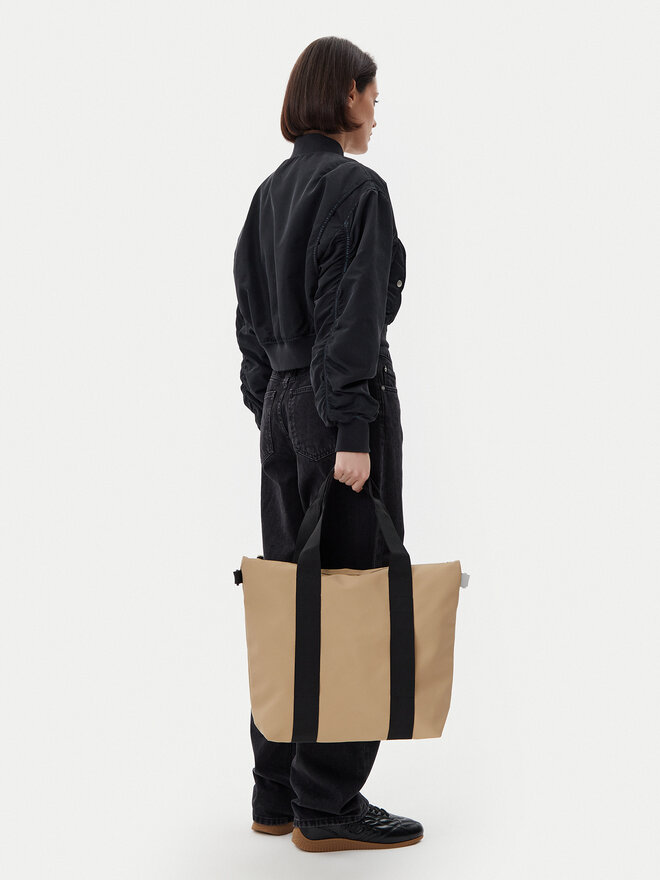 Rains Σάκος Rains Tote Bag Mini W3 14160 Μπεζ