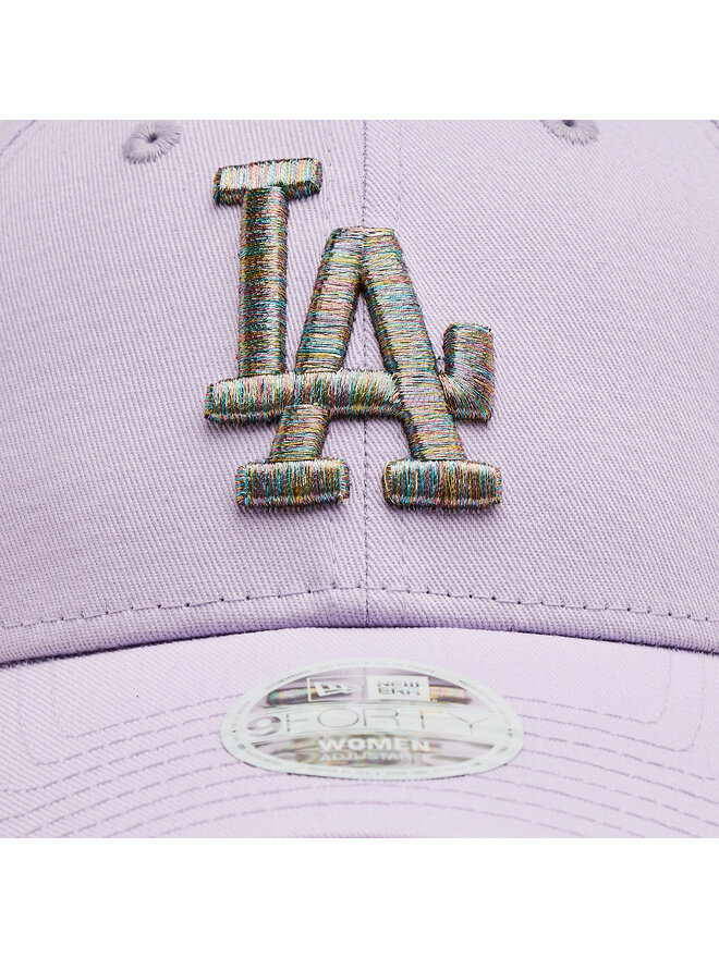 New Era Kšiltovka New Era Wmns Metallic Logo 940 La Dodgers 60435262 Fialová