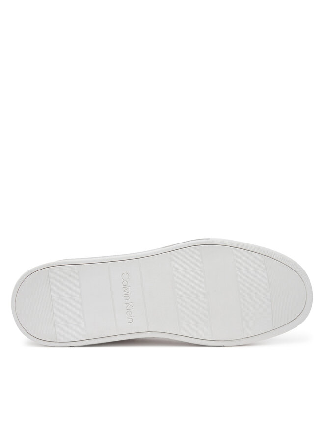 Calvin Klein Сникърси Calvin Klein Low Top Lace Up Lth Mono HM0HM01756 Бял