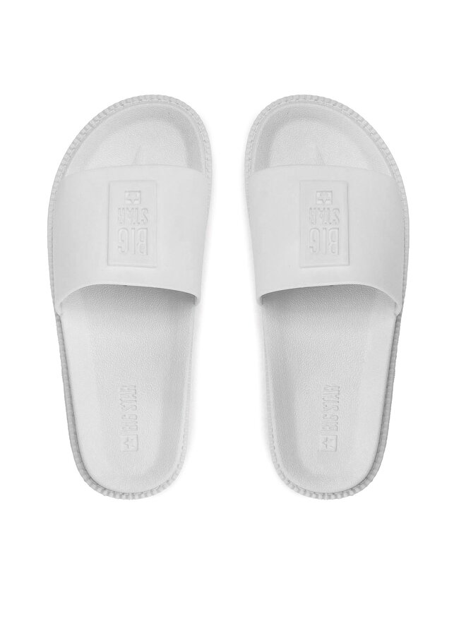 Big Star Shoes Klapki Big Star Shoes LL274428 Biały