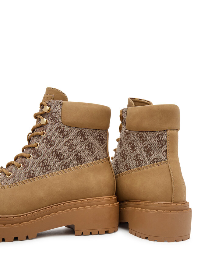 Guess Schnürstiefeletten Guess FLTLEA FAL10 Braun
