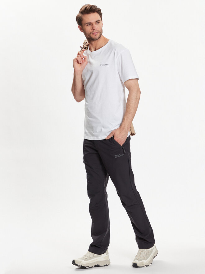 Columbia Columbia Marškinėliai Basic Logo 1680053 Balta Regular Fit