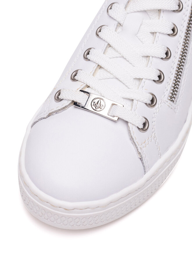 Rieker Sneakersy Rieker L59A1-81 Biela