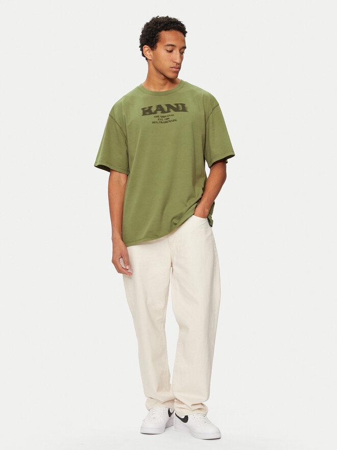 Karl Kani Karl Kani Футболка Retro Sprayed 60300095 Зелений Regular Fit