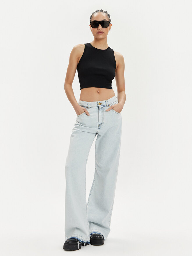 Vero Moda Vero Moda Τοπ Ginny 10300339 Μαύρο Slim Fit