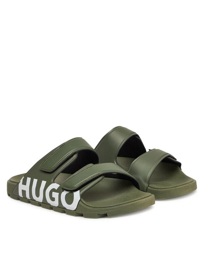HUGO Шльопанці HUGO Evander 50542042 Зелений