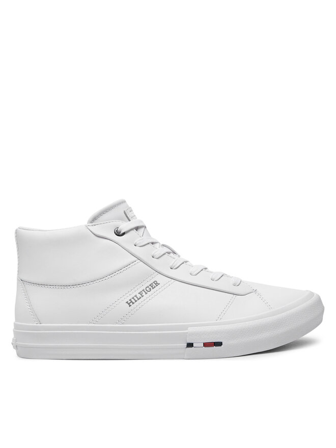 Tommy Hilfiger Sneakersy Tommy Hilfiger Vulc FM0FM05202 Biela