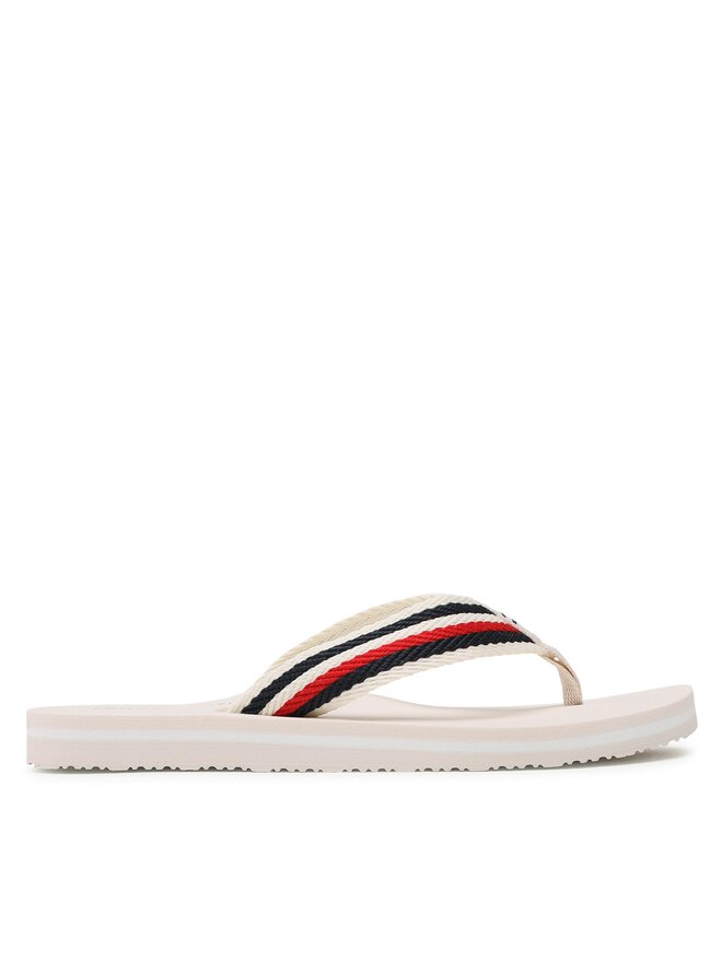 Tommy Hilfiger Джапанки Tommy Hilfiger Essential Comfort FW0FW07147 Екрю