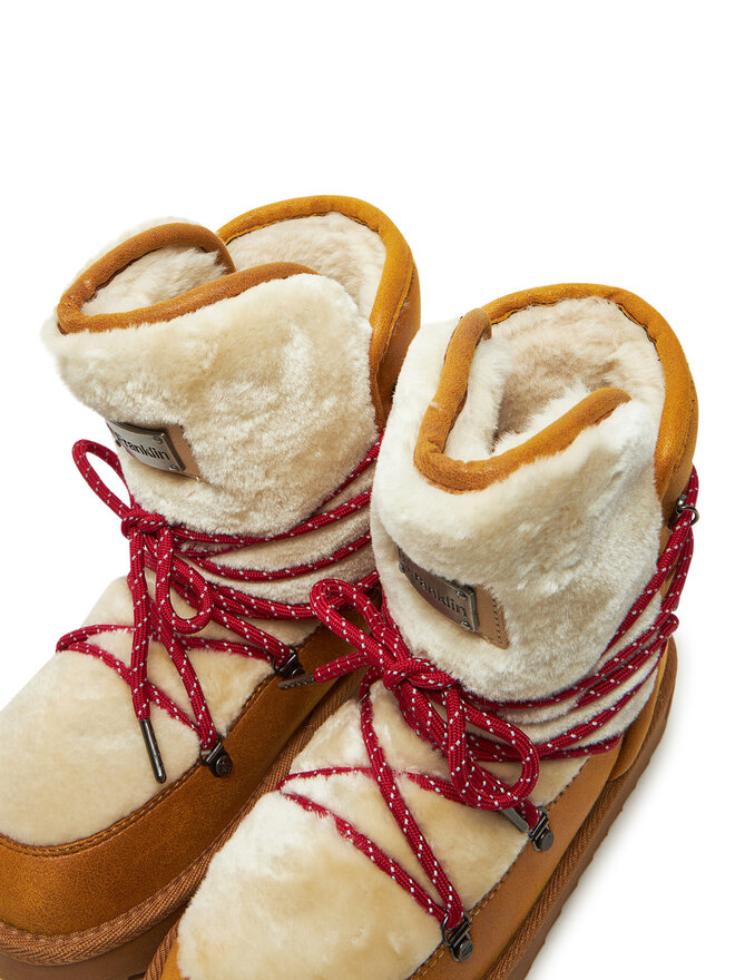 D.Franklin Botas de nieve D.Franklin Nordic Trk Fur DFSH370005 Amarillo