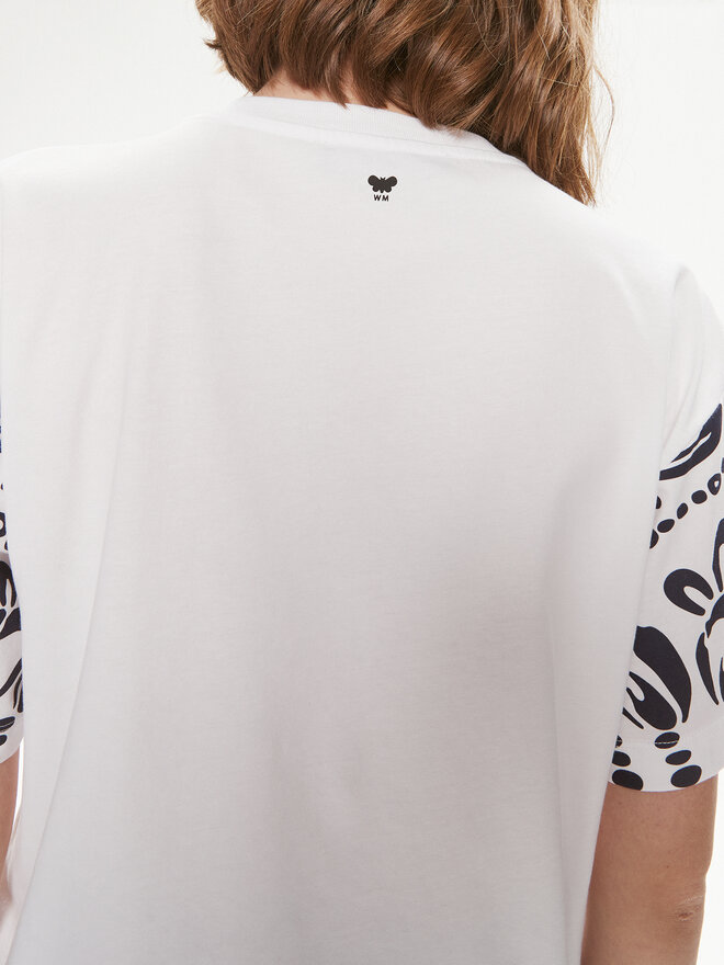 Weekend Max Mara Weekend Max Mara Camiseta Viterbo 2415971032 Blanco Loose Fit