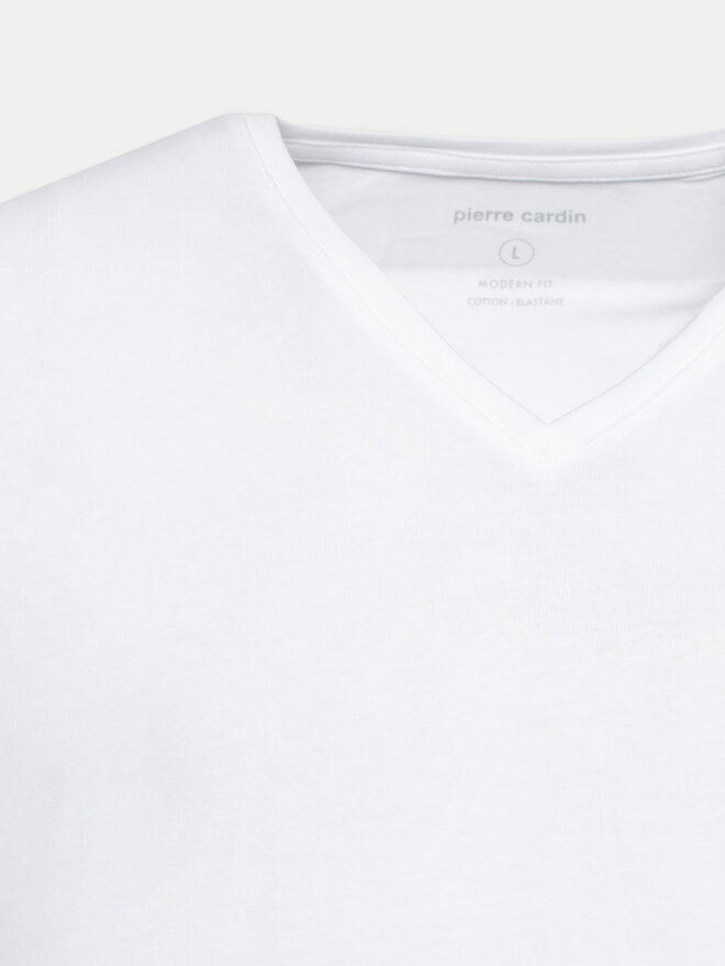 Pierre Cardin Pierre Cardin 2er-Set T-Shirts 29991.000.9000 Weiß Modern Fit