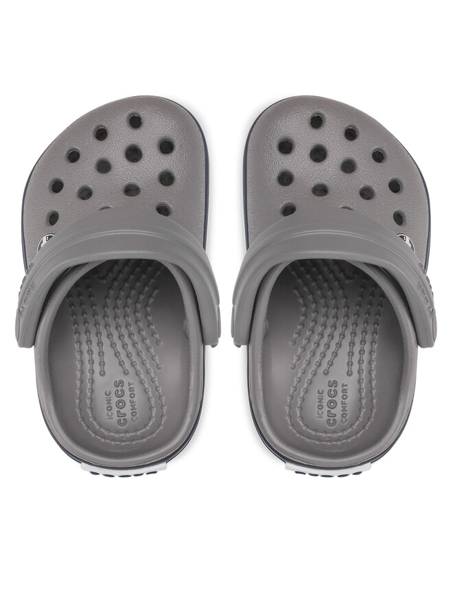 Pantoletten Crocs Crocband Clog T 207005 Grau eschuhe