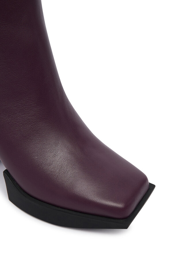 United Nude Stiefeletten United Nude Construct Bootie HI 1102499316 Dunkelrot