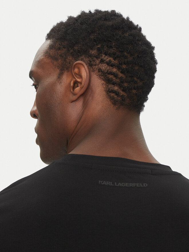 KARL LAGERFELD KARL LAGERFELD T-Shirt 755058 552235 Schwarz Regular Fit