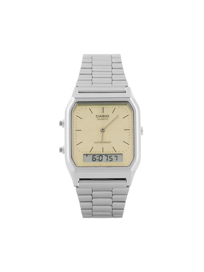 Casio Pulkstenis Casio Vintage AQ-230A-9AMQYES Sudraba