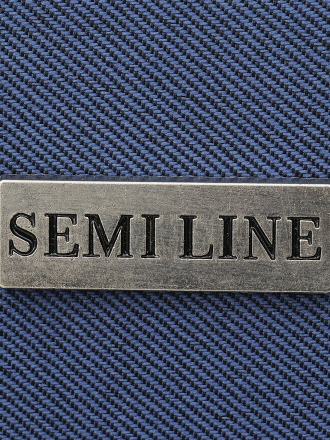 Semi Line Velký kufr Semi Line T5772-3 Tmavomodrá
