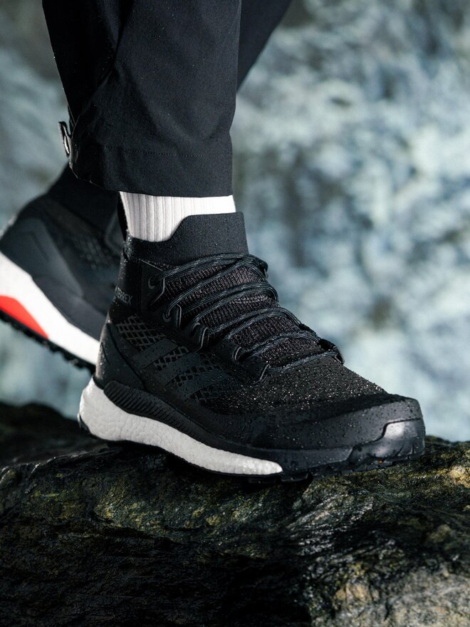 adidas Трекінгові черевики adidas Terrex Free Hiker GORE-TEX Hiking Shoes G26535 Чорний