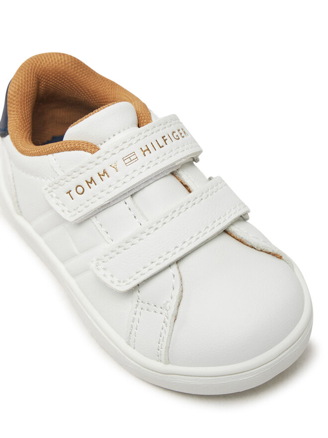 Tommy Hilfiger Sneakers Tommy Hilfiger Low Cut Velcro Sneaker T1X9-33835-1355 M Bianco