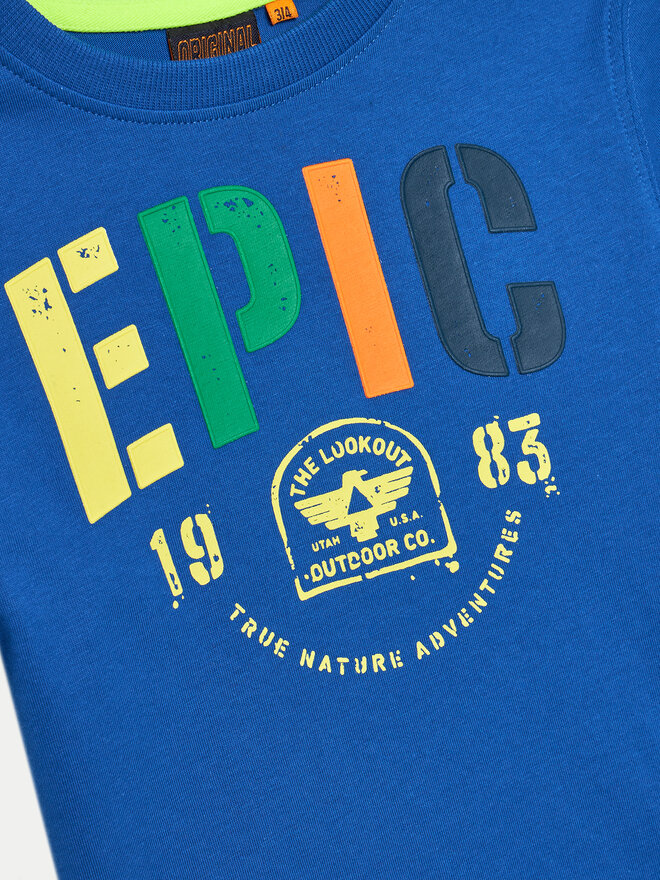 Original Marines Original Marines Marškinėliai DEP2133B Mėlyna Regular Fit