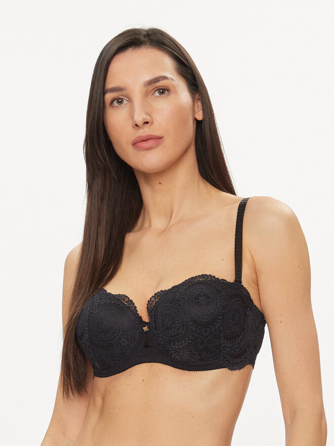 Selmark Selmark Σουτιέν Push-up Matilda 31126 Μαύρο