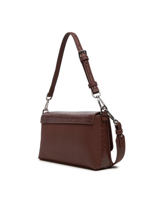 Calvin Klein Τσάντα Calvin Klein Ck Must Shoulder Bag_Croco K60K612111 Καφέ