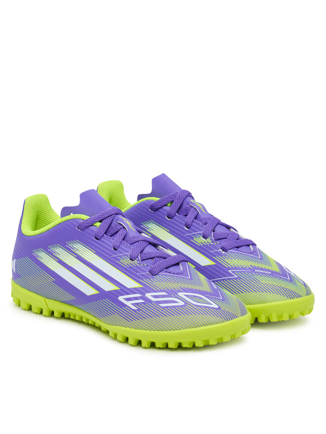 adidas Ποδοσφαιρικά Παπούτσια adidas F50 Club Turf Boots Kids JI0039 Μωβ