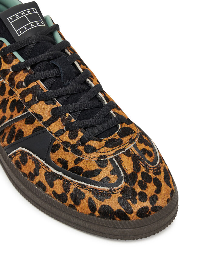 Tommy Jeans Снікерcи Tommy Jeans The Greenwich Edge Leopard EN0EN02904 Коричневий