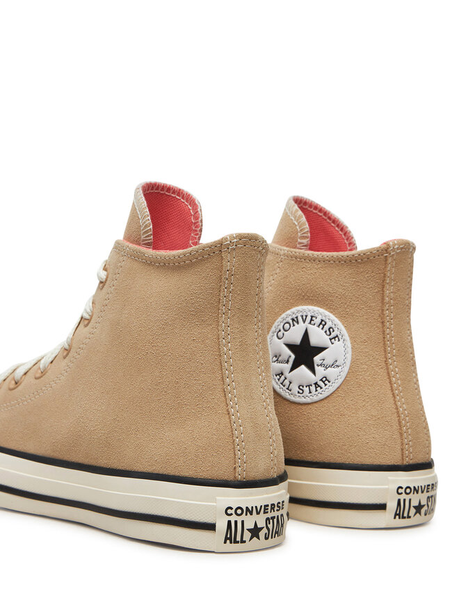 Converse Trampki Converse Chuck Taylor All Star Suede Hi A10416C Brązowy