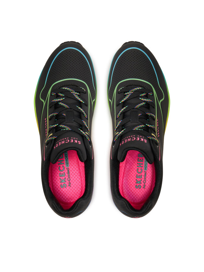 Skechers Αθλητικά Skechers Uno Pop Of Sunshine 155148/BKMT Μαύρο