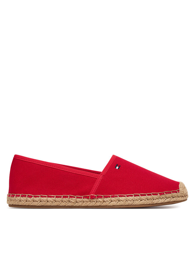 Tommy Hilfiger Espadrilles Tommy Hilfiger Flag Canvas Espadrille FW0FW08541 Rot