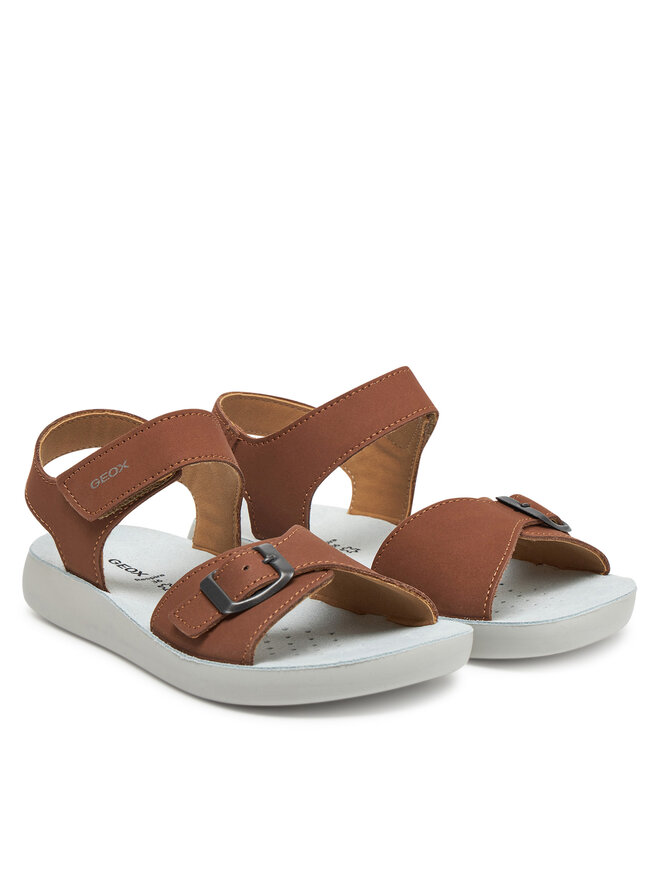 Geox Sandali Geox J Lightfloppy J45GQD 32 C6777 S Rjava