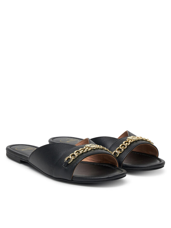 LOVE MOSCHINO Klapki LOVE MOSCHINO JA28151G0MIE0000 Czarny