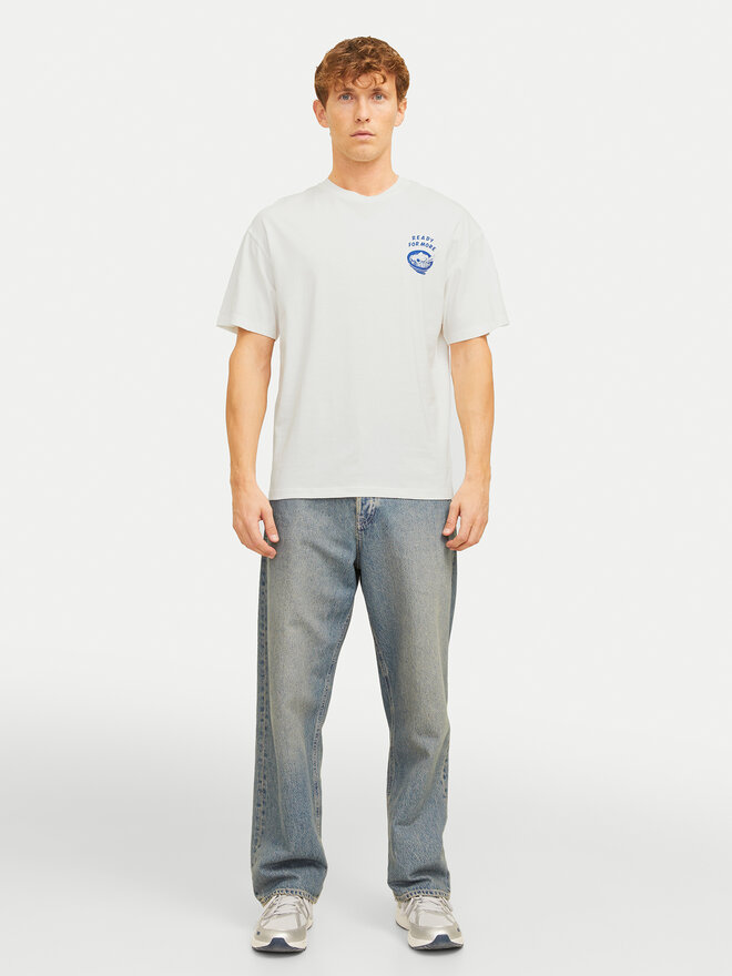 Jack&Jones Jack&Jones Marškinėliai Charge 12269384 Balta Relaxed Fit