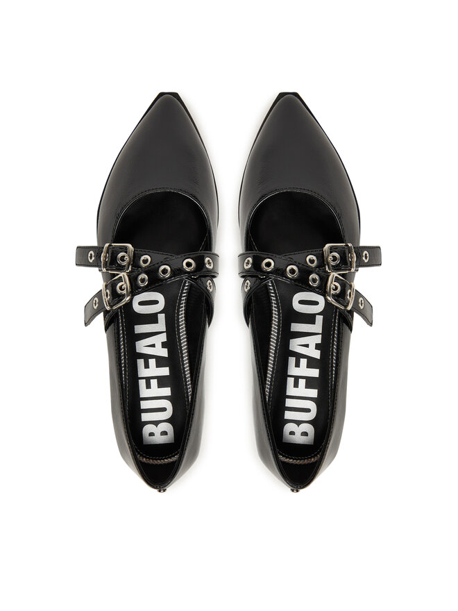 Buffalo Bailarinas Buffalo Marly Cross 1621026 Negro