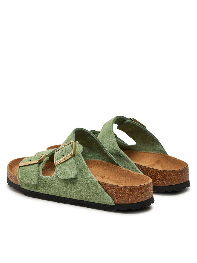Birkenstock Pantoletten Birkenstock Arizona Sfb Leve 1027962 Grün