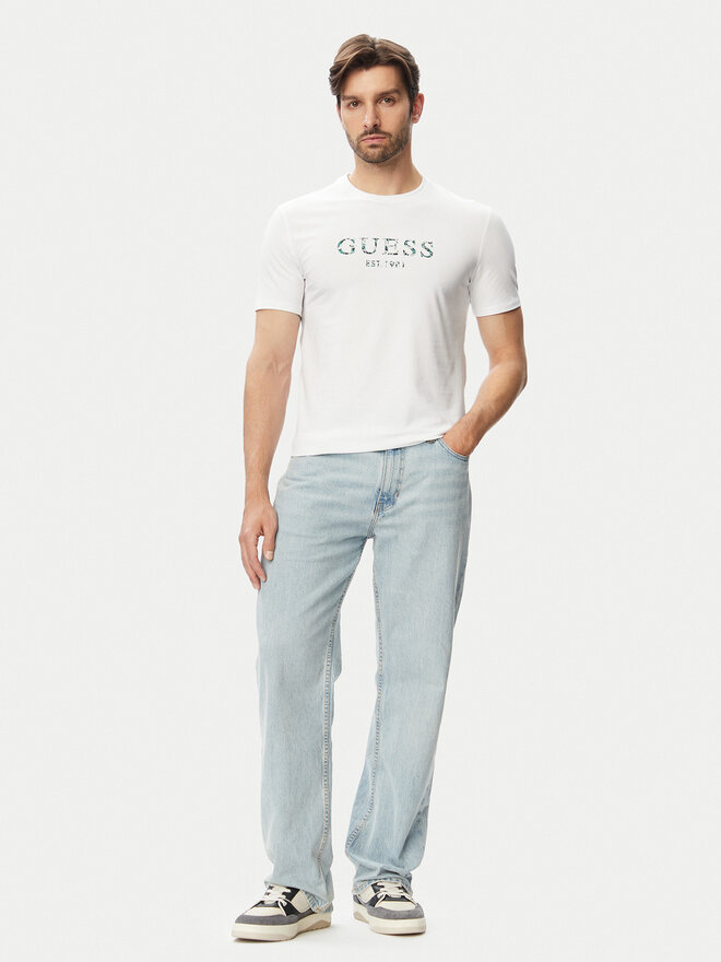 Guess Guess Футболка M4YI38 J1314 Білий Regular Fit