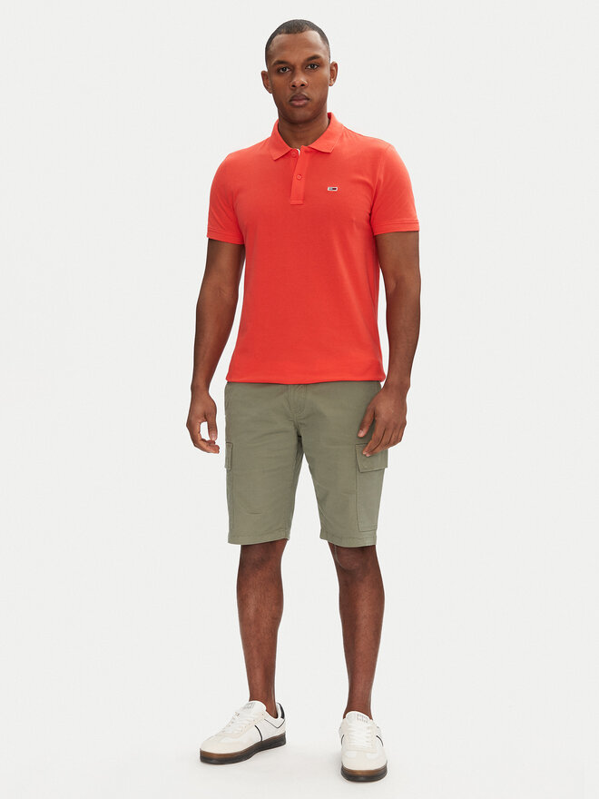 Tommy Jeans Tommy Jeans Polo DM0DM20676 Crvena Slim Fit