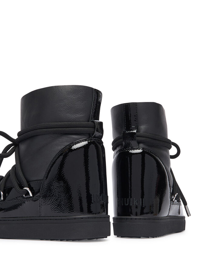 Inuikii Schneeschuhe Inuikii Gloss Wedge 1001.004.0052 Schwarz