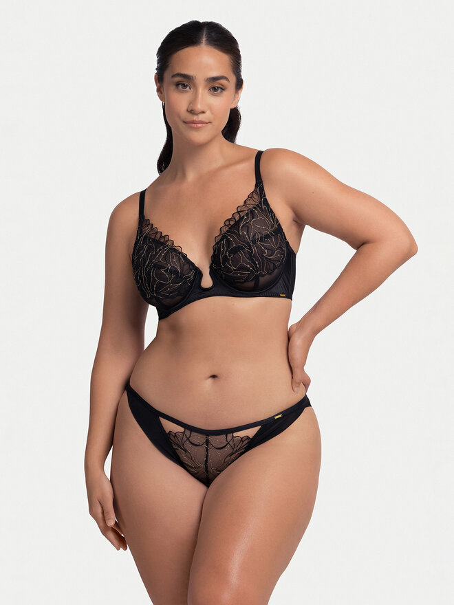 Dorina Dorina Liemenėlė su lankeliais Ainsley FXWB0057EM021 Juoda