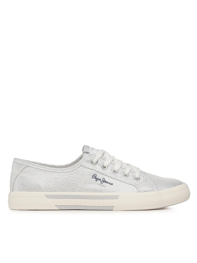 Pepe Jeans Гуменки Pepe Jeans Brady Party W PLS31439 Сребрист