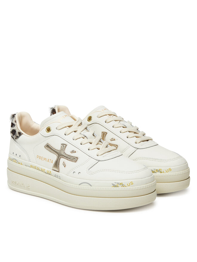 Premiata Сникърси Premiata Micol 7441 Екрю