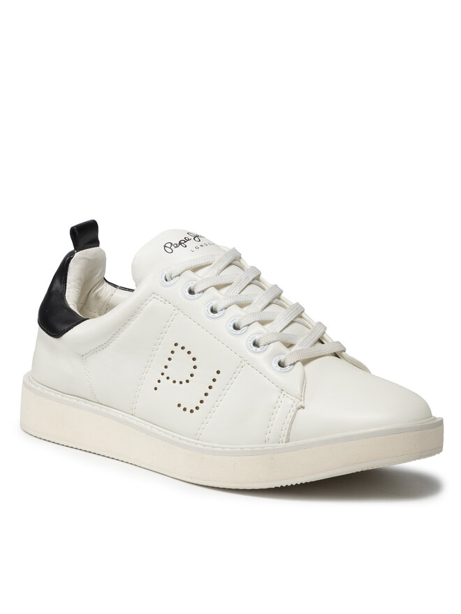 Zapatillas Pepe Jeans Sofia Plain PLS30380 Blanco zapatos.es