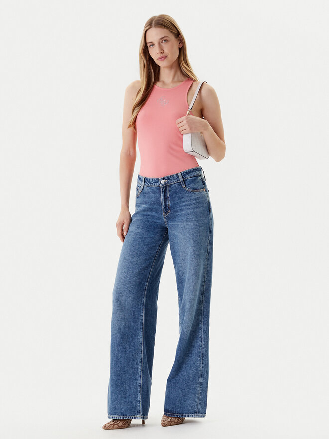 Guess Guess Top W5GP57 KCV52 Rosa Regular Fit